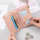 Carteira Feminina Pequena Fina Porta Cartão Moedas - Lançamento