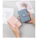 Carteira Feminina Pequena Fina Porta Cartão Moedas - Lançamento