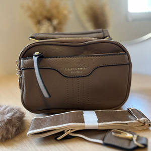 Bolsa Crossbody Classic Couro + BRINDE EXCLUSIVO!