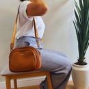 Bolsa Crossbody Couro - Ganha Brinde Exclusivo