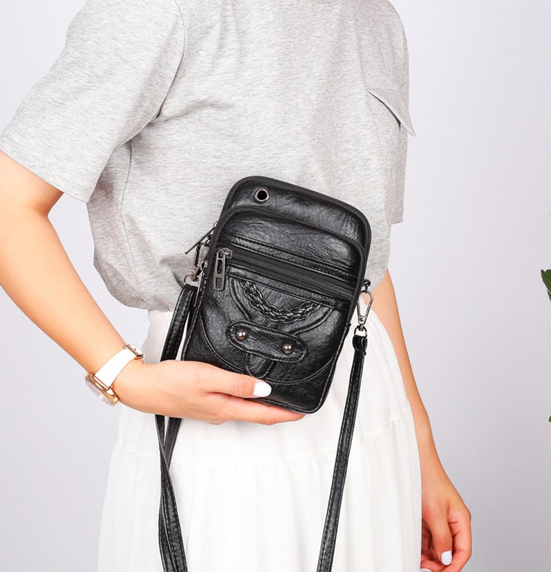 Bolsa Crossbody Vintage | Elegância Compacta do Dia a Dia ✨