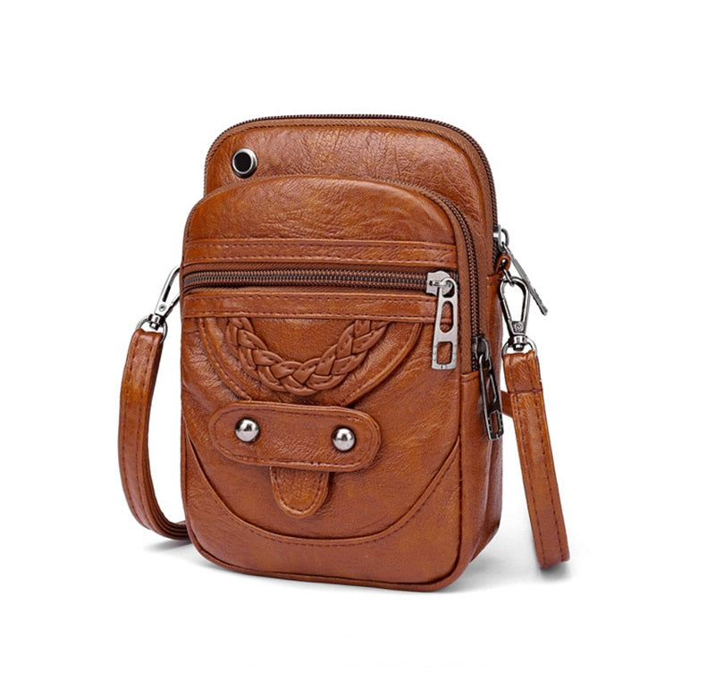 Bolsa Crossbody Vintage | Elegância Compacta do Dia a Dia ✨