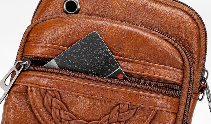 Bolsa Crossbody Vintage | Elegância Compacta do Dia a Dia ✨