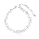 Pulseira Escama de Peixe Vazada Folheado a Ouro 18k